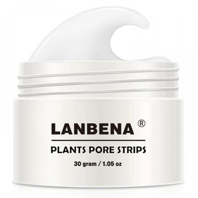 Lanbena Белая маска от черных точек Plants Pore Strips, 30 г (Lanbena, )