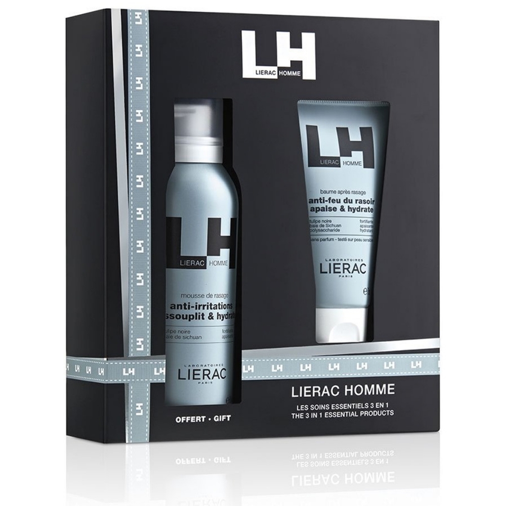 Lierac Подарочный набор (пена для бритья, 150 мл + бальзам после бритья, 75 мл)  (Lierac, Lierac Homme)