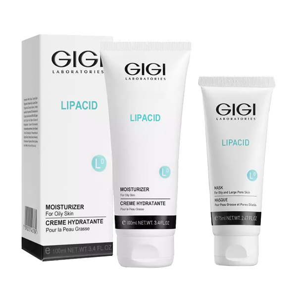 GiGi Набор для увлажнения кожи (маска 75 мл + крем 100 мл) (GiGi, Lipacid)