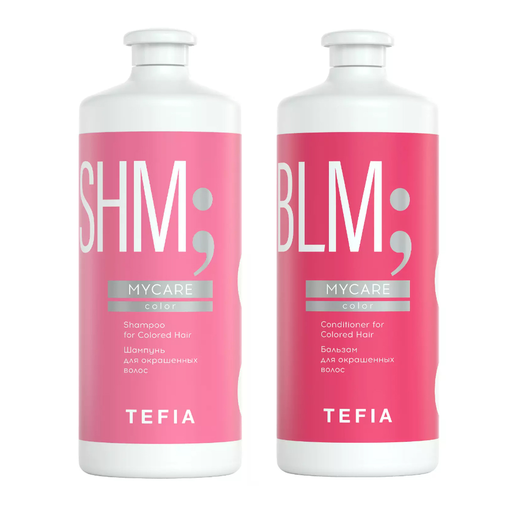 

Tefia Набор для окрашенных волос (шампунь, 1000 мл + бальзам, 1000 мл) (Tefia, MyCare)