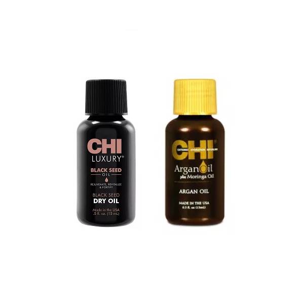 Chi Набор масел для восстановления волос (масло сухое 15 мл + масло аргановое 15 мл) (Chi, Наборы)