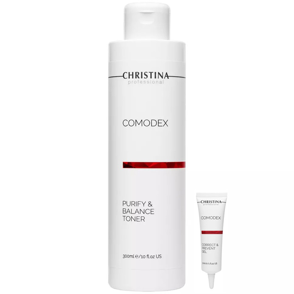Christina Набор для очищения проблемной кожи (тоник, 300 мл + гель, 30 мл) (Christina, Comodex)