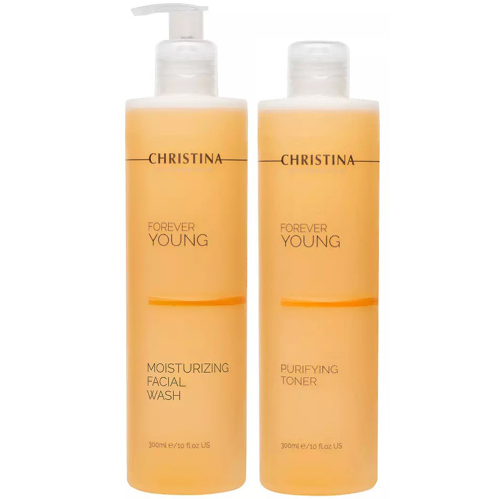 

Christina Набор Forever Young (тоник, 300 мл + увлажняющее моющее средство для лица, 300 мл) (Christina, Forever Young)