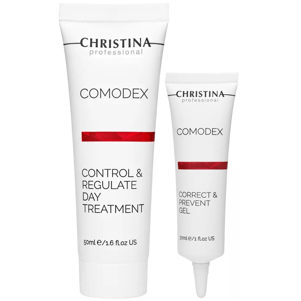 Christina Набор для кожи с воспалениями (дневная сыворотка, 50 мл + гель, 30 мл) (Christina, Comodex)
