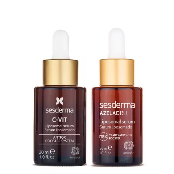 Sesderma Набор для сияния кожи (сыворотка с витамином С 30 мл + липосомальная сыворотка 30 мл) (Sesderma, Azelac RU)