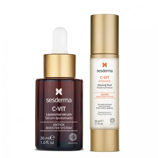 Sesderma Набор для сияния кожи (сыворотка 30 мл + флюид 50 мл) (Sesderma, С-Vit)