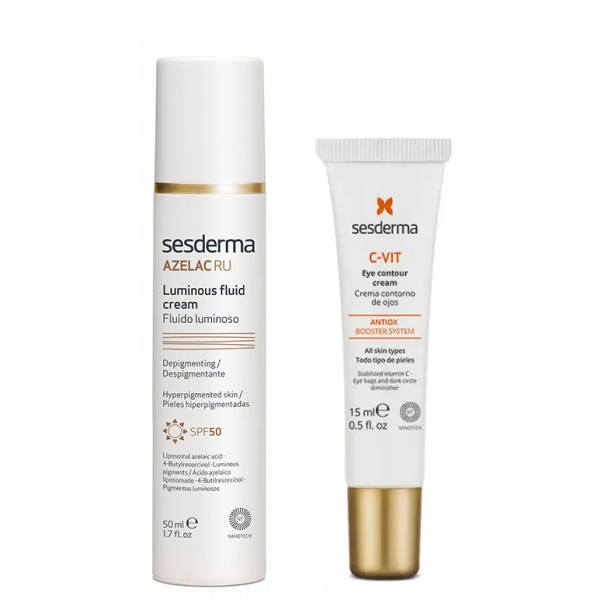 Sesderma Набор для сияния кожи (эмульсия SPF 50, 50 мл + крем-контур вокруг глаз, 15 мл) (Sesderma, Azelac RU)