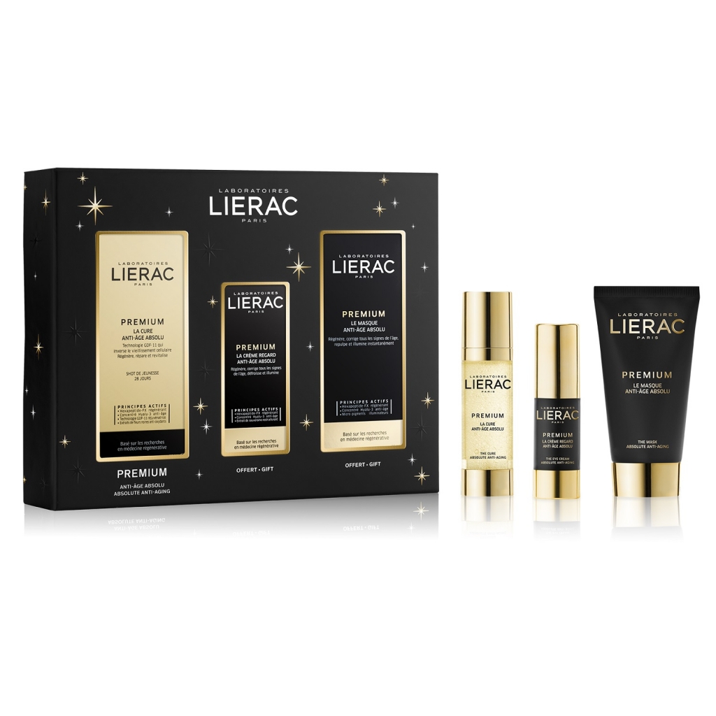 Lierac Подарочный набор (интенсивный уход 30 мл + крем-абсолют для контура глаз 15 мл + маска мгновенного действия 75 мл) (Lierac, Premium)