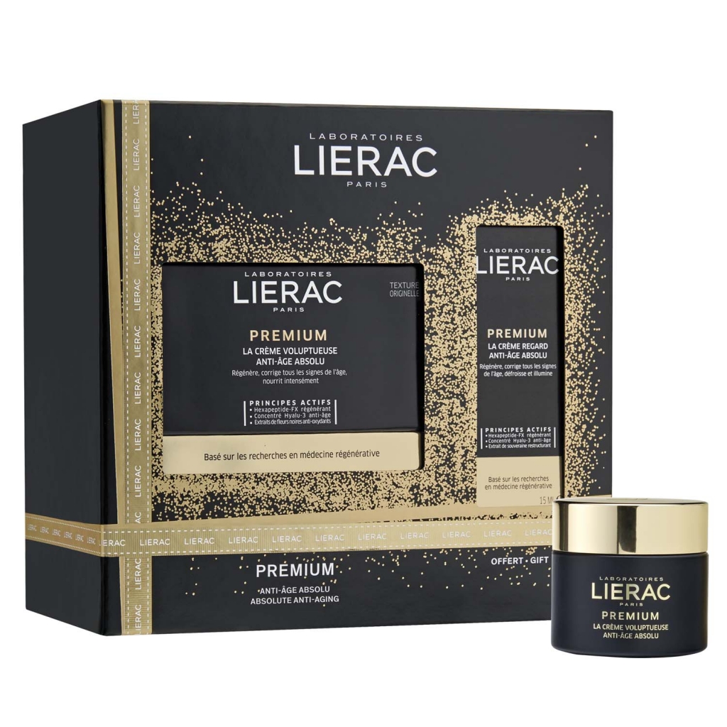 Lierac Подарочный набор (дневной антивозрастной крем-абсолют 50 мл + крем-абсолют для контура глаз 15 мл) (Lierac, Premium)