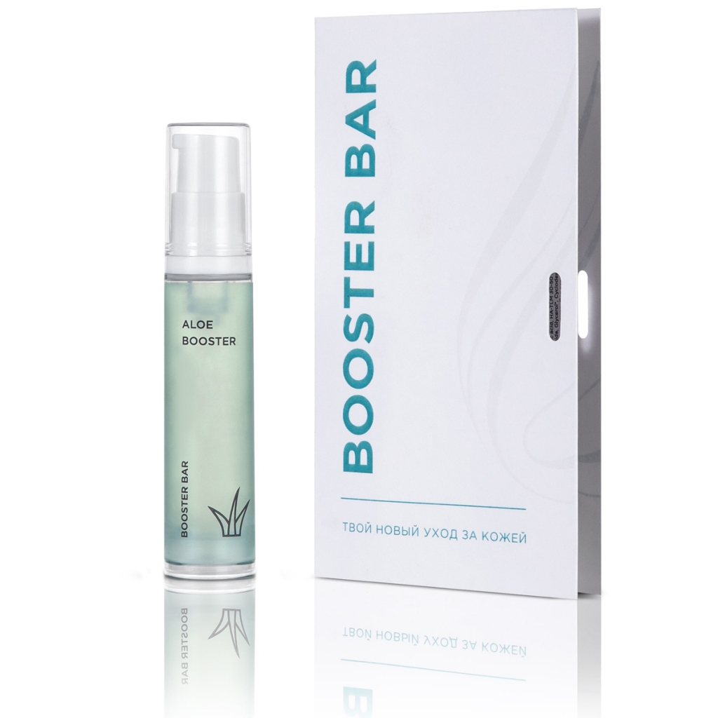 

Booster Bar Бустер-сыворотка с органическим алоэ и пантенолом Aloe Booster, 10 мл (Booster Bar, Booster & Cream), Booster & Cream