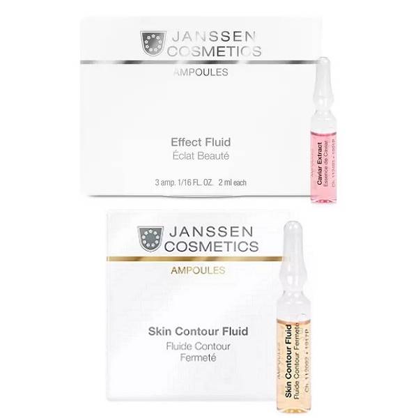 

Janssen Cosmetics Набор средств с лифтинг эффектом (сыворотка 3х2 мл + экстракт икры 3x2 мл) (Janssen Cosmetics, Ампульные концентраты), Ампульные концентраты