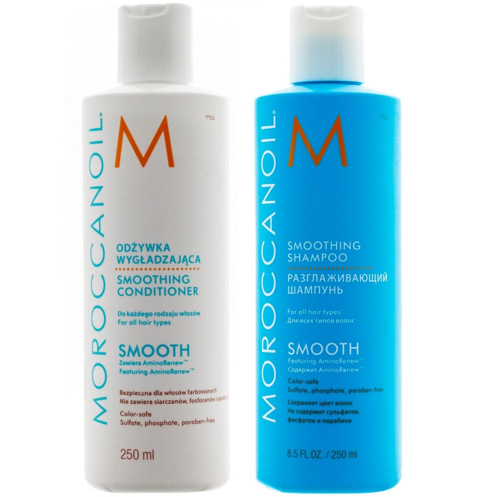 Moroccanoil Набор Разглаживающий для волос (кондиционер 250 мл + шампунь 250 мл) (Moroccanoil, Smooth)