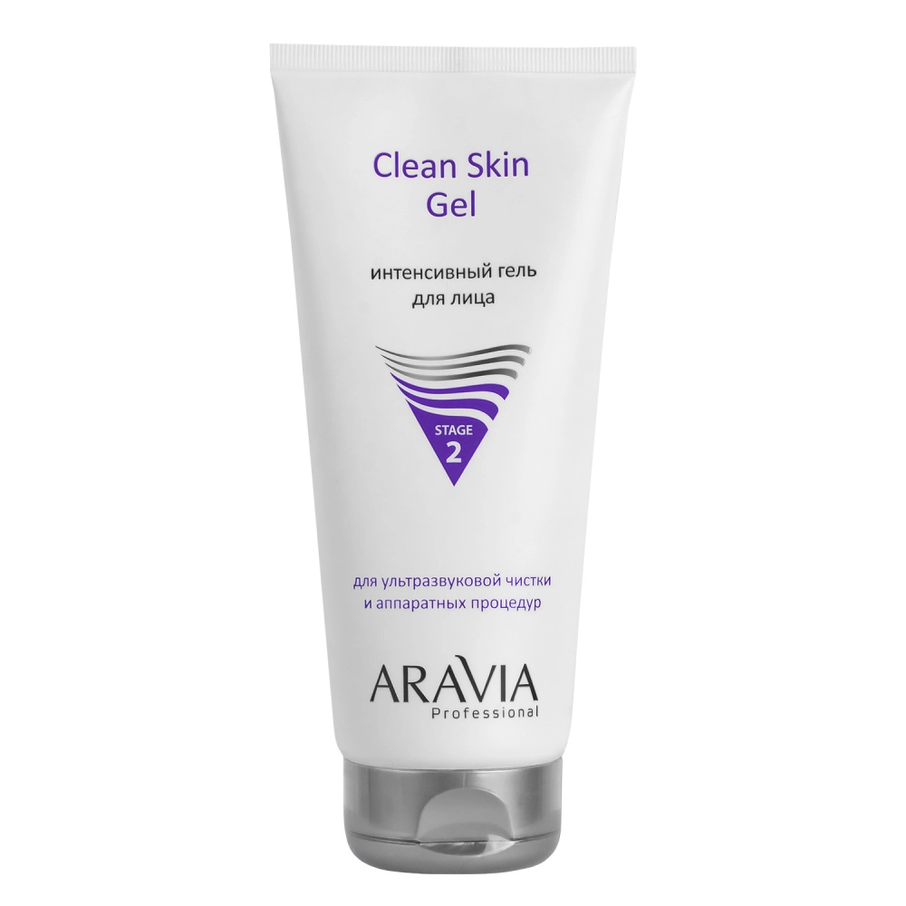 Aravia Professional Интенсивный гель для ультразвуковой чистки лица и аппаратных процедур Clean Skin Gel, 200 мл (Aravia Professional)
