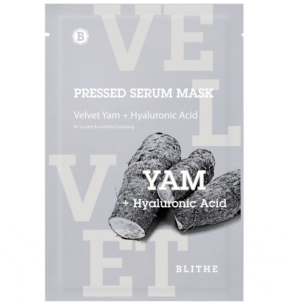 

Blithe Тканевая маска увлажняющая «Бархатный ямс», 22 г (Blithe, Pressed Serum Mask)