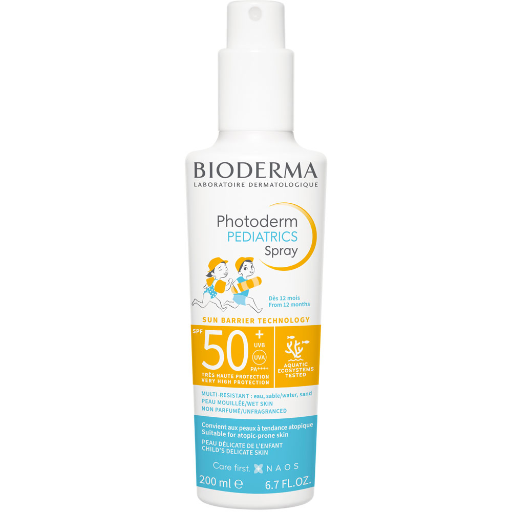 Bioderma Солнцезащитный детский спрей Pediatrics SPF 50+,  200 мл	 (Bioderma, Photoderm)