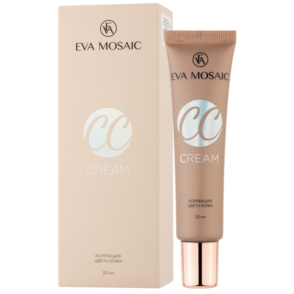 

Eva Mosaic Тональный крем для коррекции цвета кожи CC Color Correction Cream тон 01 фарфор, 20 мл (Eva Mosaic, Лицо), Лицо