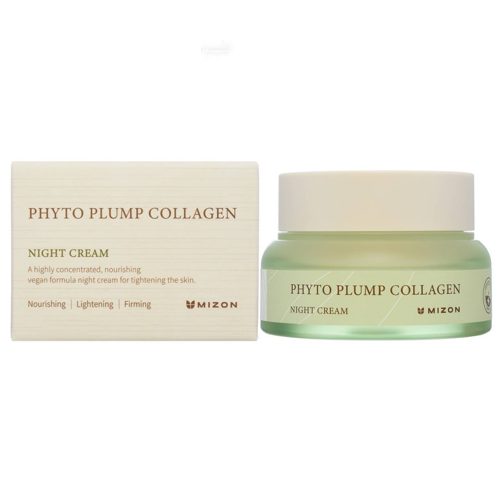 Mizon Ночной крем с фитоколлагеном для лица Night Cream, 50 мл (Mizon, Phyto Plump Collagen)