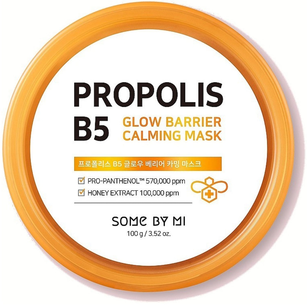 

Some By Mi Успокаивающая маска с витамином B5 и прополисом Glow Barrier Calming Mask, 100 г (Some By Mi, Propolis B5), Propolis B5