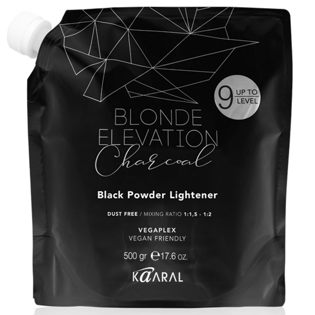 Kaaral Черная обесцвечивающая пудра Black Powder Lightener, 500 г (Kaaral, Blonde Elevation)