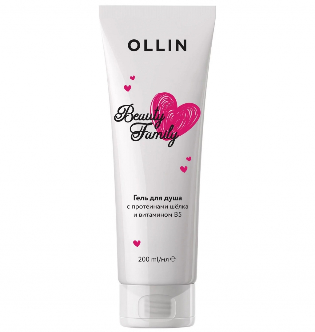 Купить Ollin Professional Гель для душа с протеинами шёлка и витамином В5, 200 мл (Ollin Professional, Уход за телом и волосами)