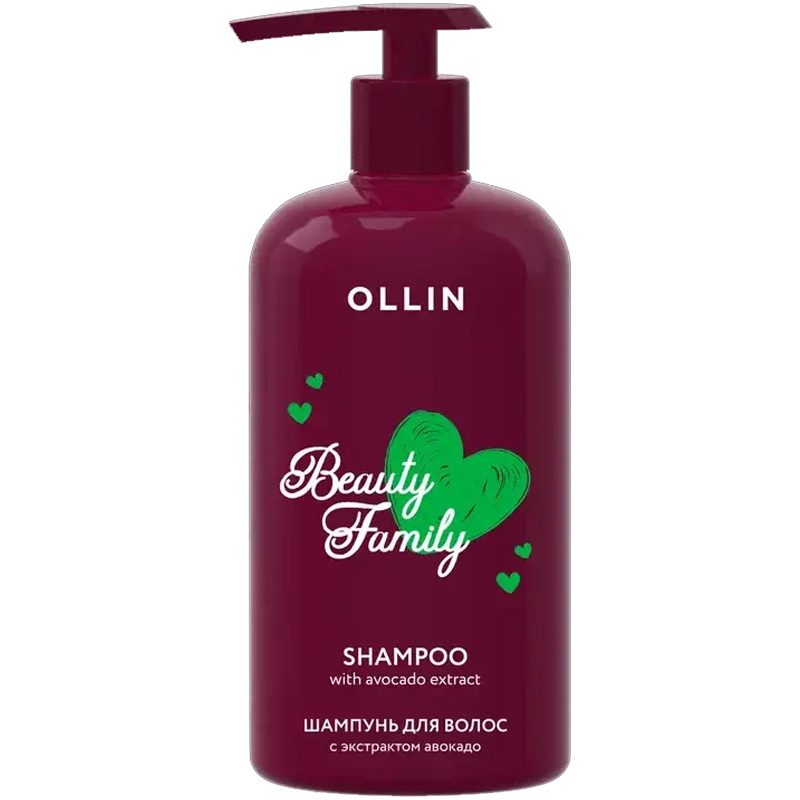 Ollin Professional Шампунь для волос с экстрактом авокадо, 500 мл (Ollin Professional, Уход за телом и волосами)