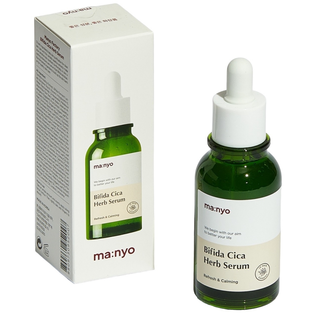 Manyo Увлажняющая сыворотка с травами для проблемной кожи лица Cica Herb Serum, 50 мл (Manyo, Bifida)