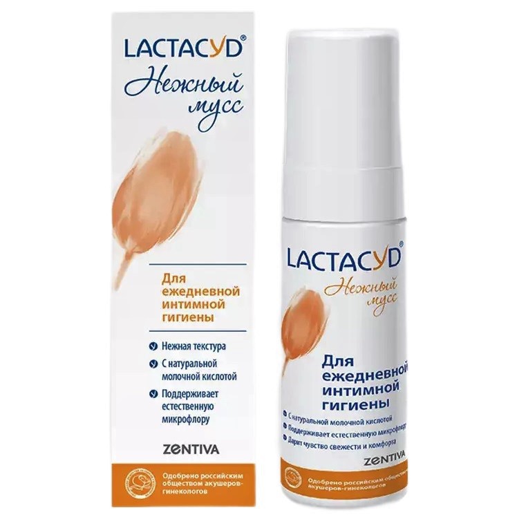 Lactacyd Нежный мусс для ежедневной интимной гигиены, 125 мл (Lactacyd, Базовый уход)