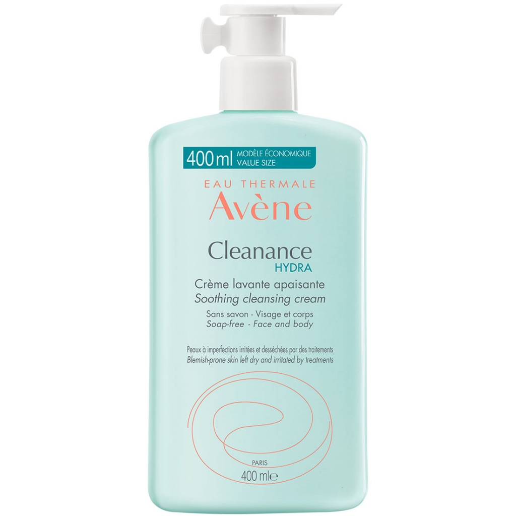 

Avene Очищающий успокаивающий крем для проблемной кожи Hydra, 400 мл (Avene, Cleanance), Cleanance