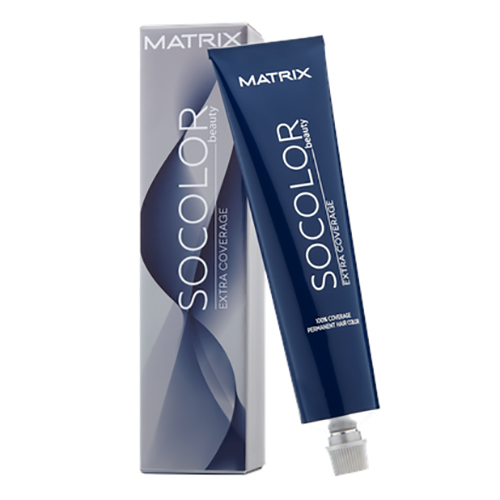 Matrix Стойкая крем-краска для седых волос Extra.Coverage, 90 мл - 505NA Светлый шатен натуральный пепельный (Matrix, Красители Socolor.beauty)