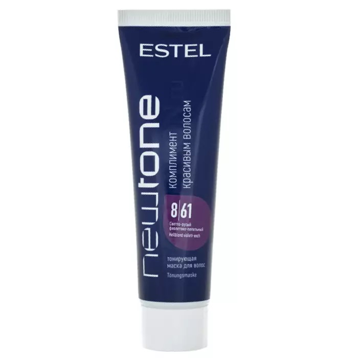 Купить Estel Professional Тонирующая маска для волос Newtone estel 8/61 светло-русый фиолетово-пепельный, 60 мл (Estel Professional, Newtone)