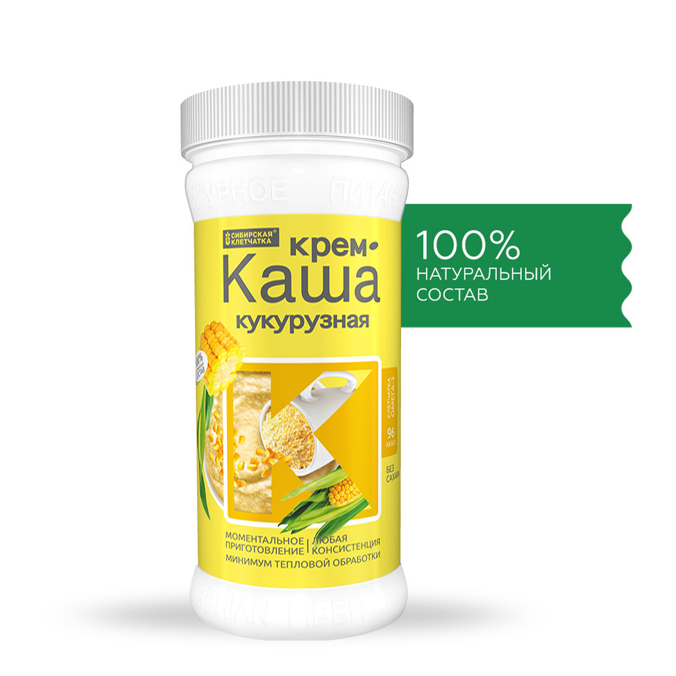 

Сибирская клетчатка Крем-каша кукурузная, 350 г (Сибирская клетчатка, )