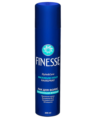 

Finesse Лак для волос экстрасильной фиксации 200 мл (Finesse, Стайлинг)