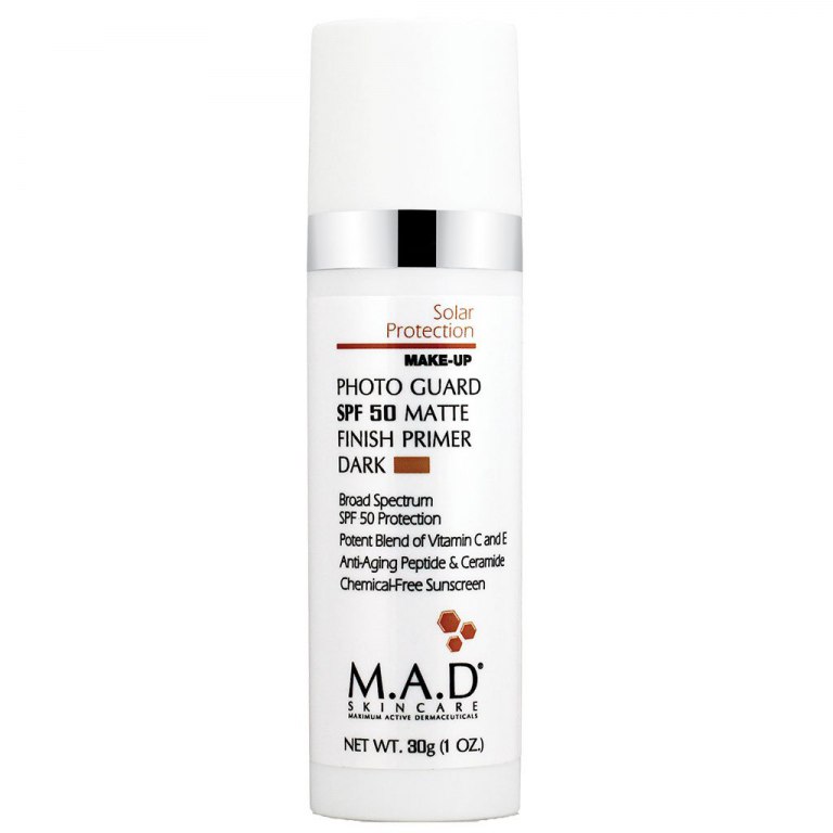 M.A.D. Матирующий крем-праймер с защитой spf 50 dark, 30 мл (M.A.D., Sun Protection)