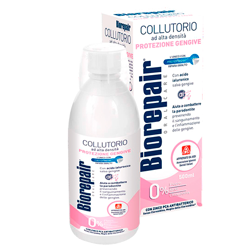 Biorepair Ополаскиватель для полости рта Mouthwash Gum Protection Защита десен, 500 мл (Biorepair, Уход за зубами)