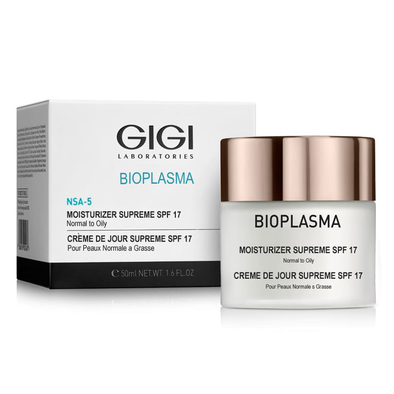 GiGi Крем увлажняющий Moisturizer Supreme SPF 17, 50 мл (GiGi, Bioplasma)