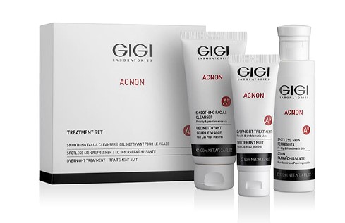 GiGi Трехступенчатый набор "Чистая кожа" (мыло 100 мл, ночной крем 50 мл, эссенция 120 мл) (GiGi, AN)