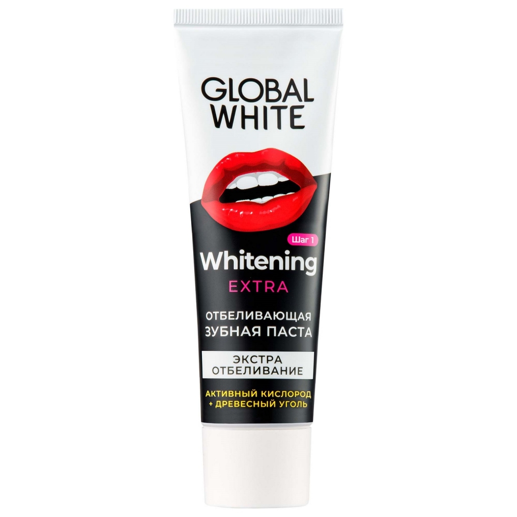 Global White Отбеливающая зубная паста Extra Whitening, 30 мл (Global White, Подготовка эмали)