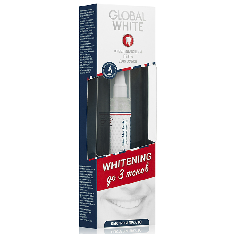 Купить Global White Отбеливающий гель-карандаш для зубов, 5 мл (Global White, Отбеливание)