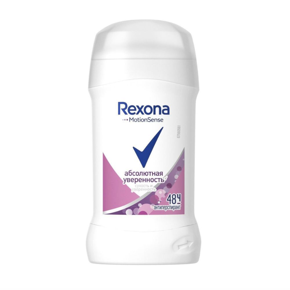 REXONA Дезодорант-стик Абсолютная уверенность, 40 мл (REXONA, )