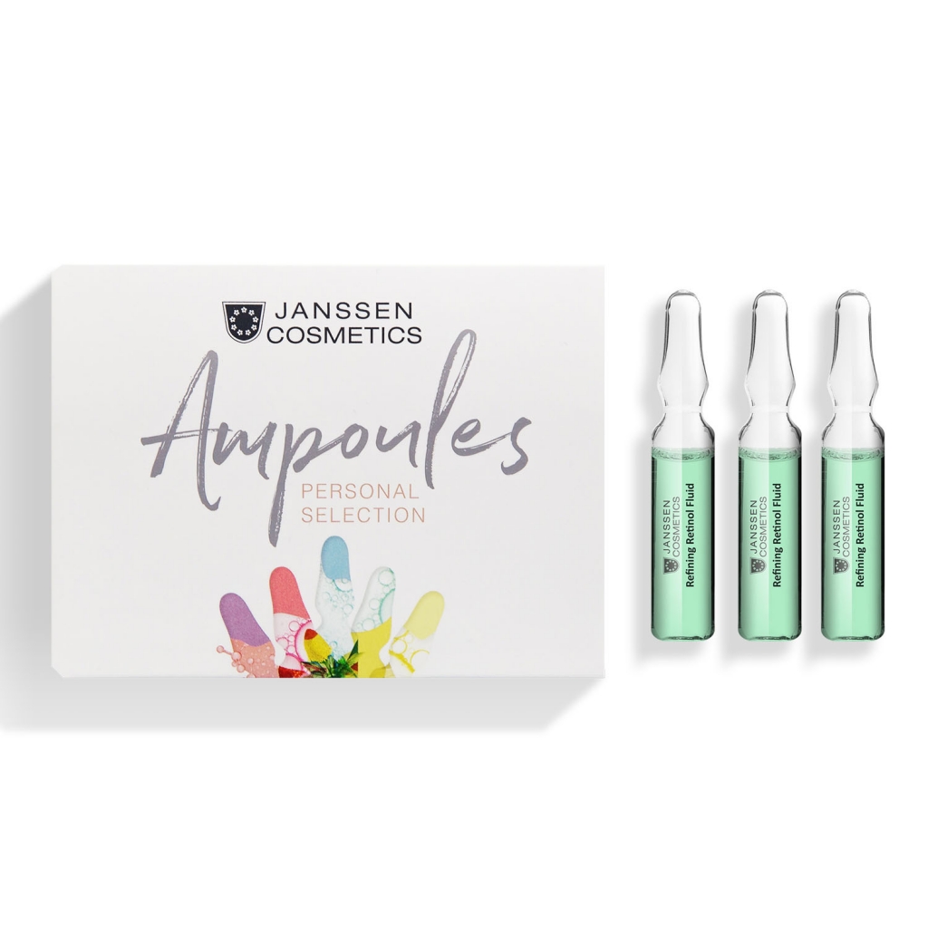 Janssen Cosmetics Интенсивно восстанавливающий anti-age флюид с ретинолом Refining Retinol Fluid, 3 х 2 мл (Janssen Cosmetics, Oily skin)