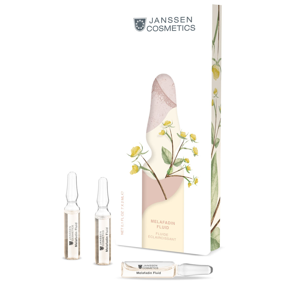 Janssen Cosmetics Осветляющий концентрат Мelafadin Fluid, 7 х 2 мл (Janssen Cosmetics, Ампульные концентраты)