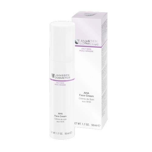 

Janssen Cosmetics AHA face cream Легкий активный крем с фруктовыми кислотами для жирной кожи 50 мл (Janssen Cosmetics, Oily skin)