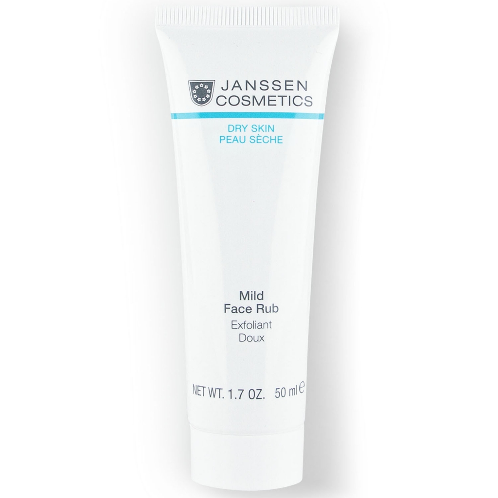 Janssen Cosmetics Мягкий скраб с гранулами жожоба Mild Face Rub, 50 мл (Janssen Cosmetics, Dry Skin)