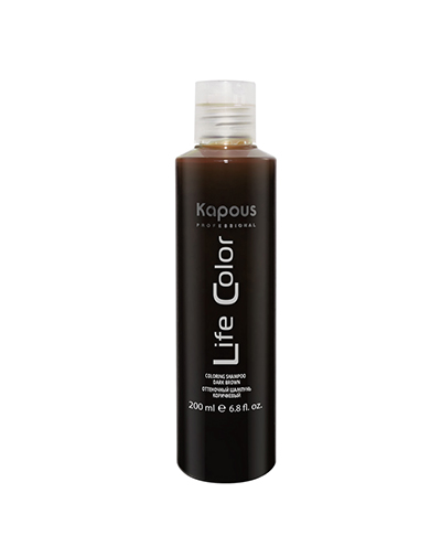 Купить Kapous Professional Оттеночный шампунь для волос Life Color Коричневый 200 мл (Kapous Professional, Life Color)
