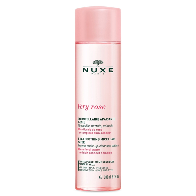 Nuxe Смягчающая мицеллярная вода для лица и глаз 3в1 3in1 Soothing Micellar Water, 200 мл (Nuxe, Very Rose) от Socolor