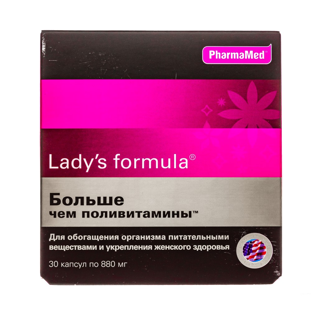 Ladys Formula Больше чем поливитамины 880 мг, 30 капсул (Ladys Formula, )