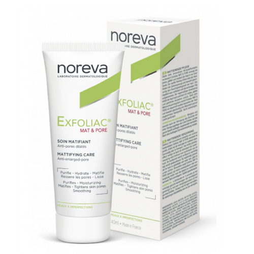 Noreva Матирующий и поросуживающий крем Mat  Pore, 30 мл (Noreva, Exfoliac)