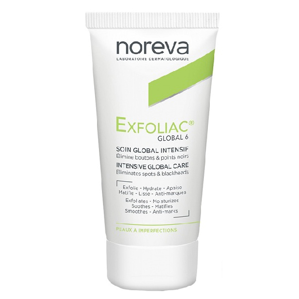 Noreva Крем для лица Глобал 6, 30 мл (Noreva, Exfoliac)