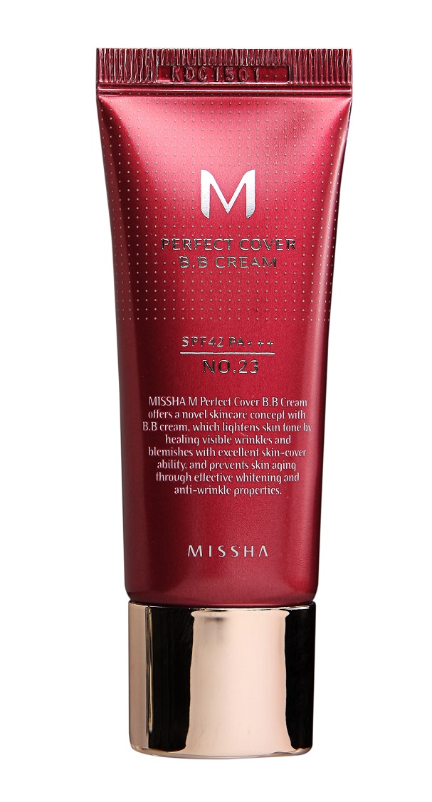 Missha Тональный крем M Perfect Cover BB Cream SPF42/PA+++ № 23 Natural Beige, 20 мл (Missha, Perfect Cover)