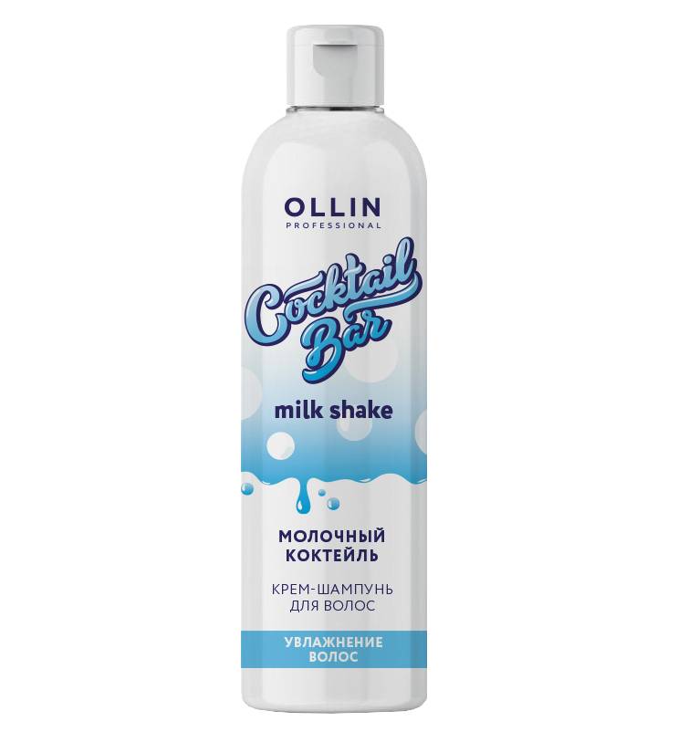 Ollin Professional Крем-шампунь Молочный коктейль для увлажнения волос, 400 мл (Ollin Professional, Уход за волосами)